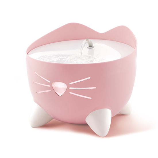 Cat water fountain pink
