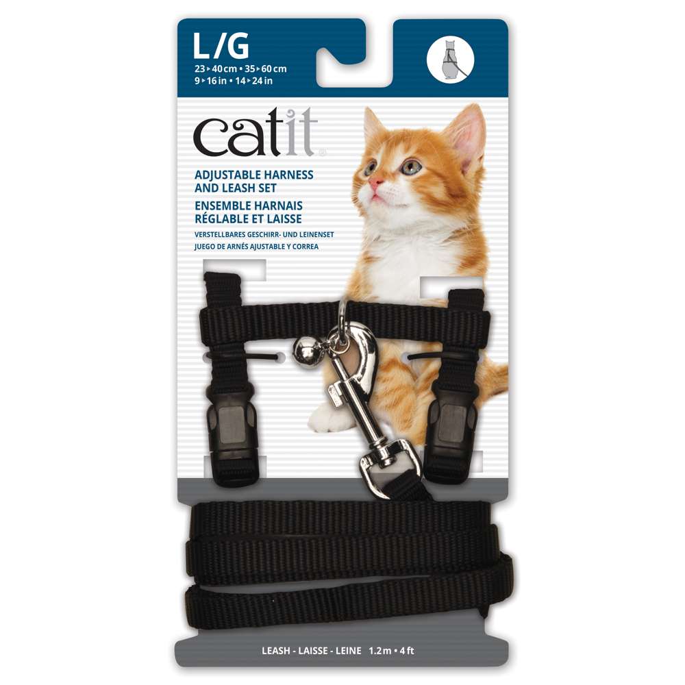 Catit Adjustable Harness and Leash Set
