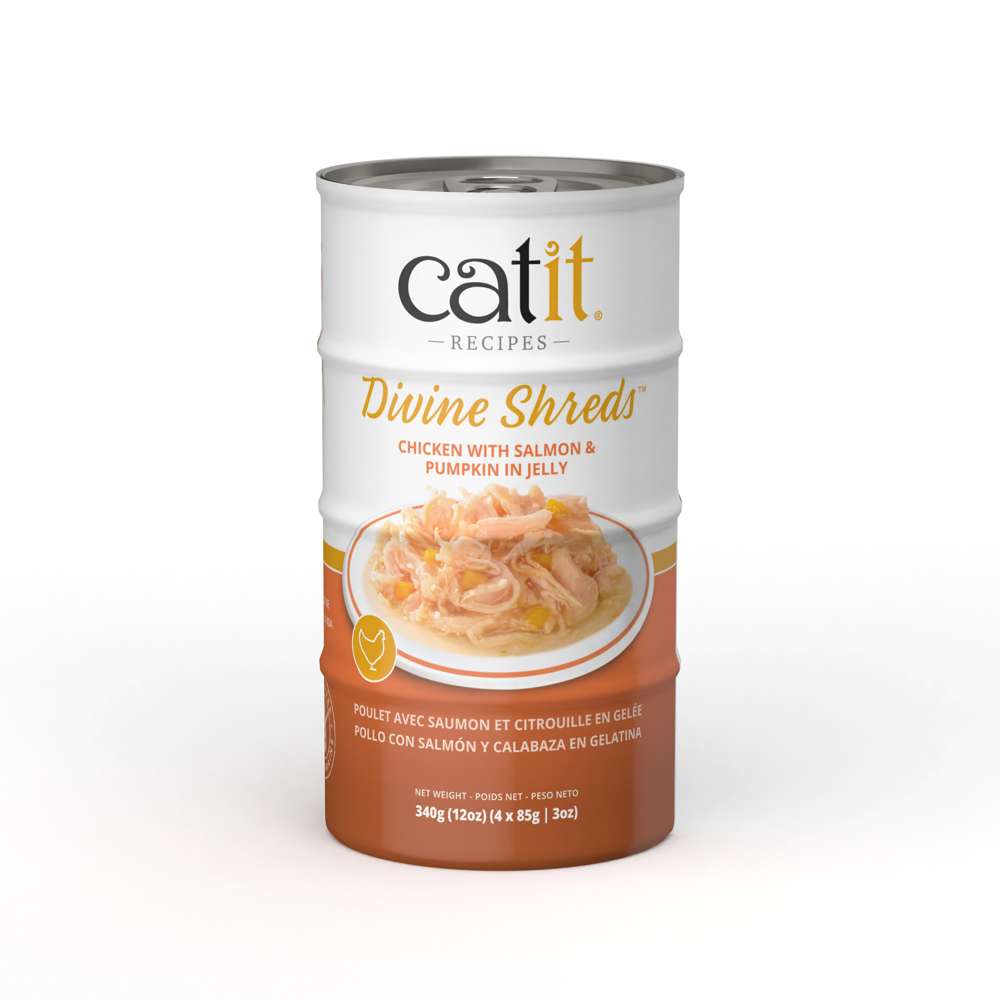 Catit Divine Shreds in Jelly Chicken 4 Pack