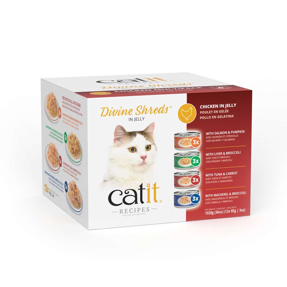 Catit Divine Shreds in Jelly Multipack