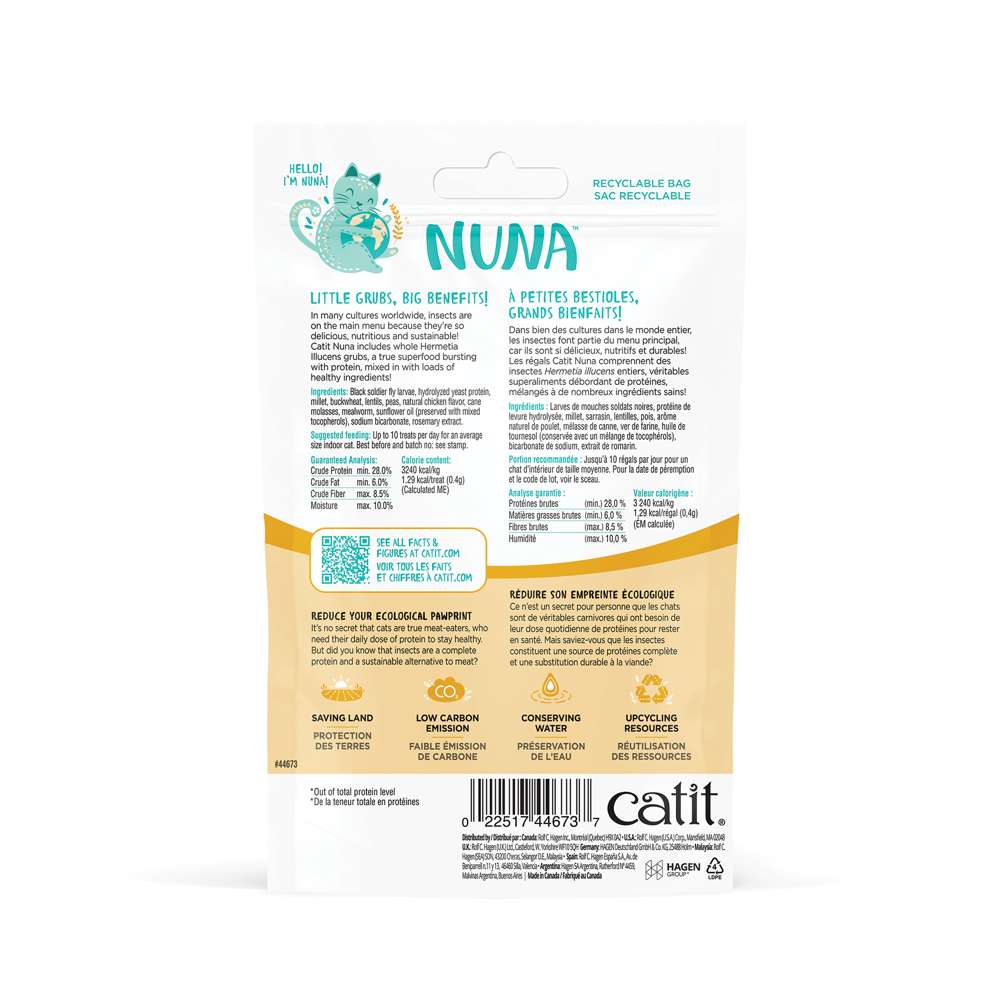 Catit Nuna Insect Protein Based Cat Treats