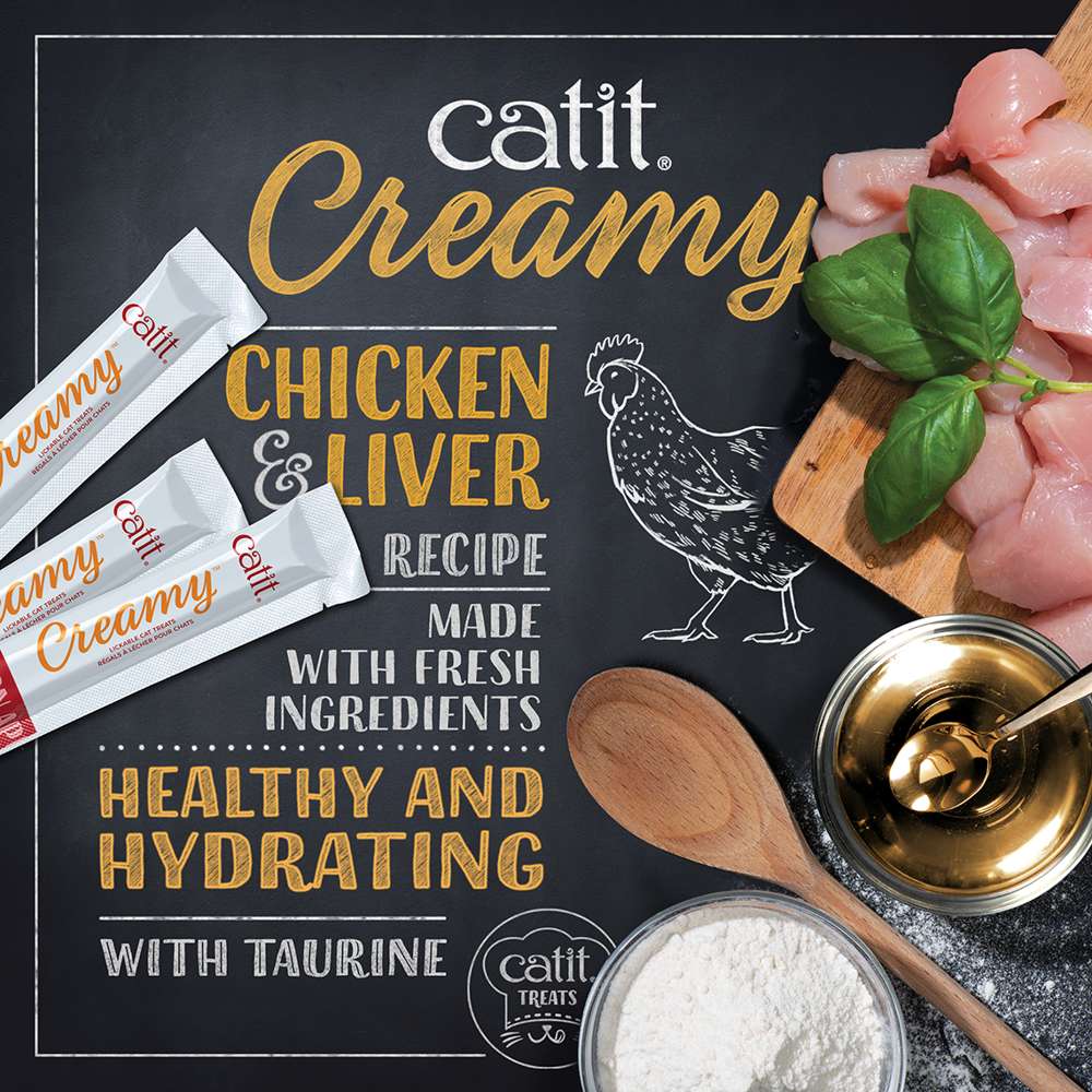 Catit Creamy Cat Treats 12 Pack